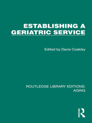 cover image of Establishing a Geriatric Service